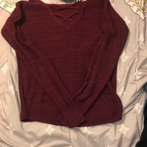 american eagle reversible sweater